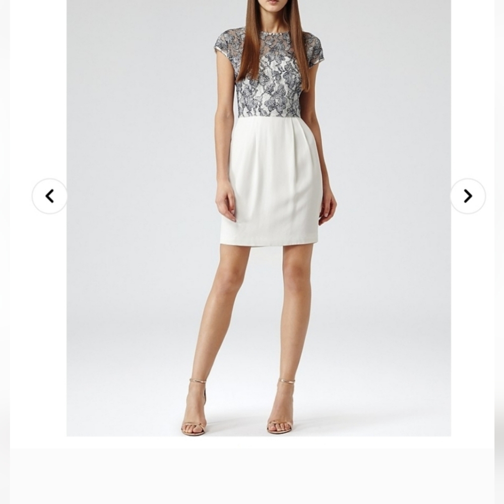 🔴ONLY TODAY🔴 REISS KATLUN LACE TOP DRESS 6